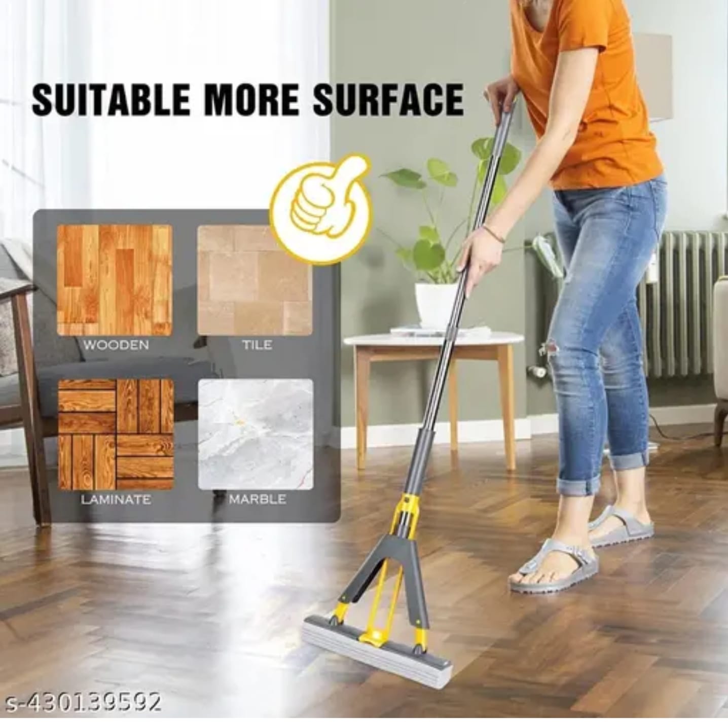 AquaEase Magic Squeeze Mop