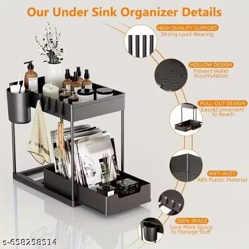 CabinEase™ Under-Sink Organizer