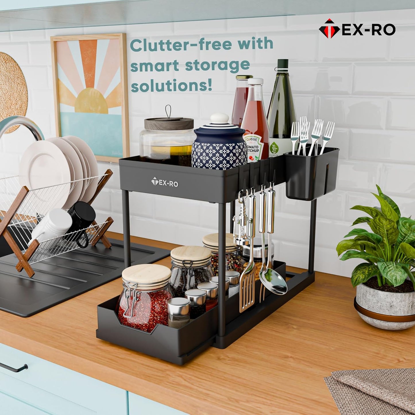 CabinEase™ Under-Sink Organizer