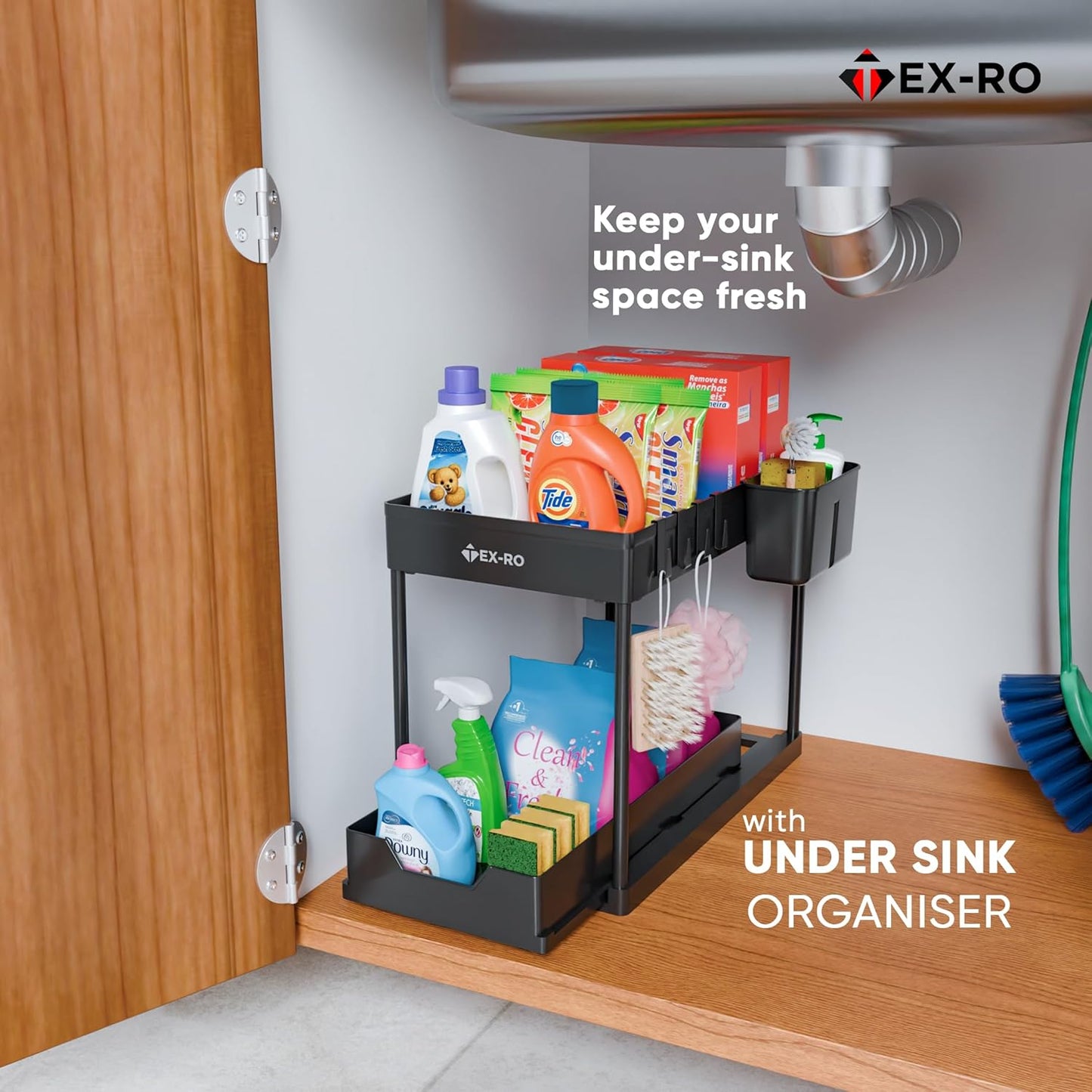 CabinEase™ Under-Sink Organizer