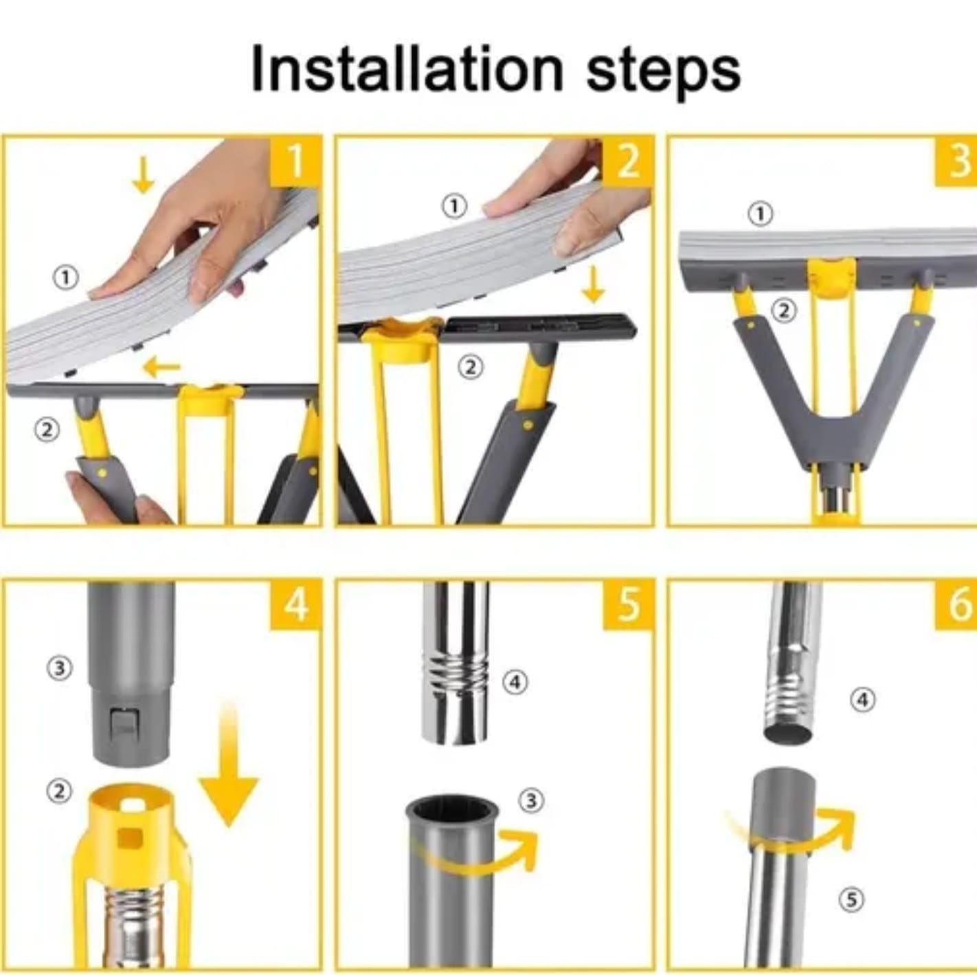 AquaEase Magic Squeeze Mop