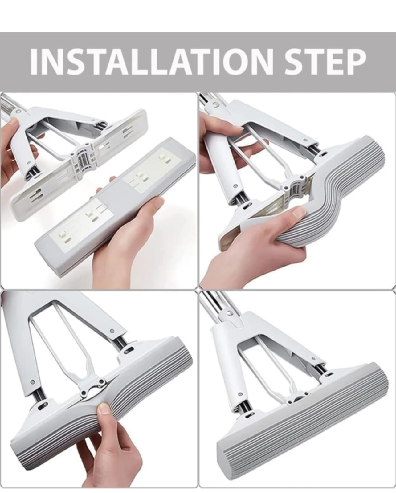 AquaEase Magic Squeeze Mop