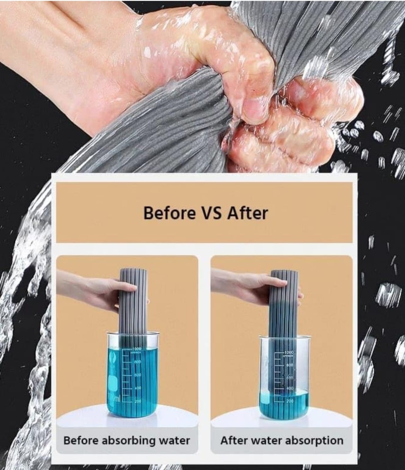 AquaEase Magic Squeeze Mop