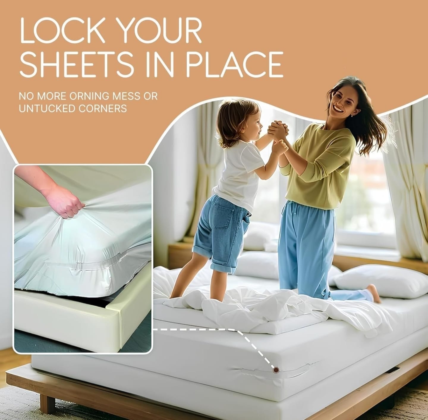 BedGrip™ Mattress Sheet Locker