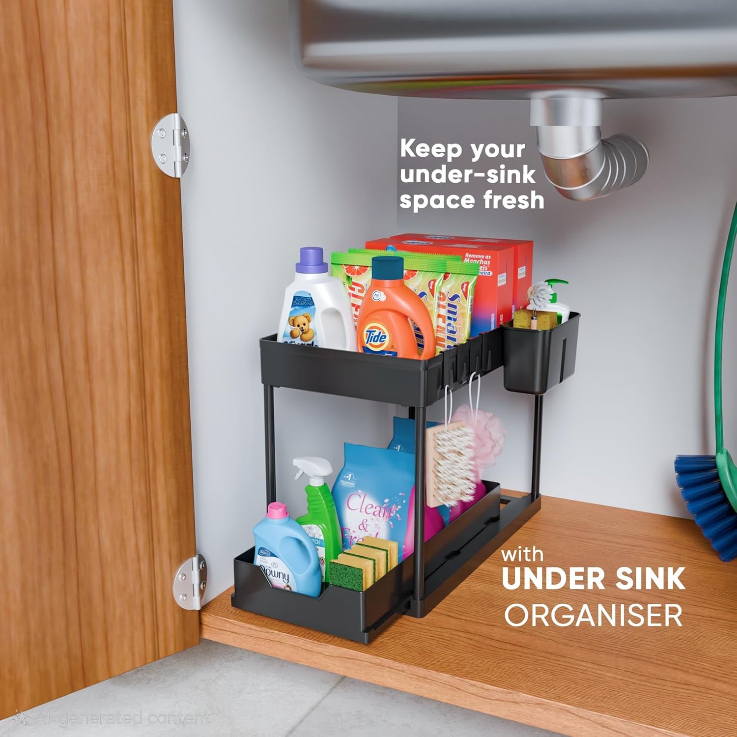 CabinEase™ Under-Sink Organizer