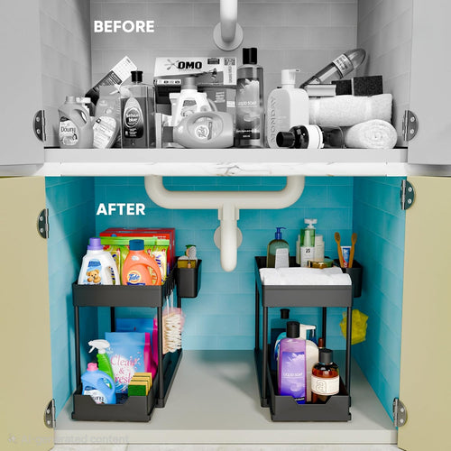 CabinEase™ Under-Sink Organizer